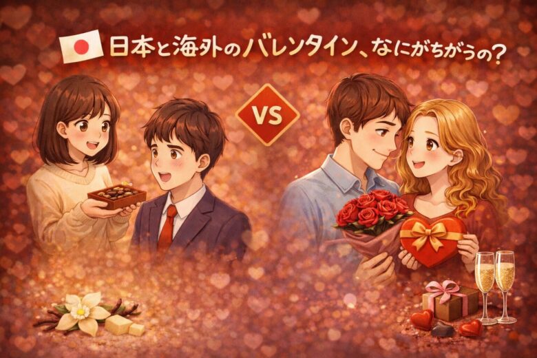 日本と海外のバレンタイン、なにがちがうの？🍫