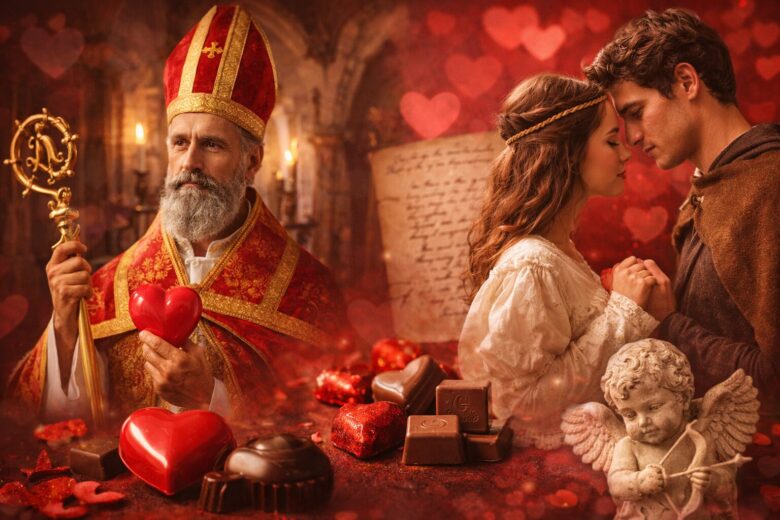 バレンタインの起源って？　｜　チョコをあげる日になるまでのお話🍫